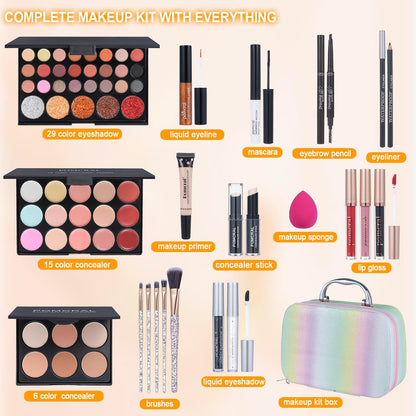 Kits de maquillaje para niñas adolescentes, juego de maquillaje par...