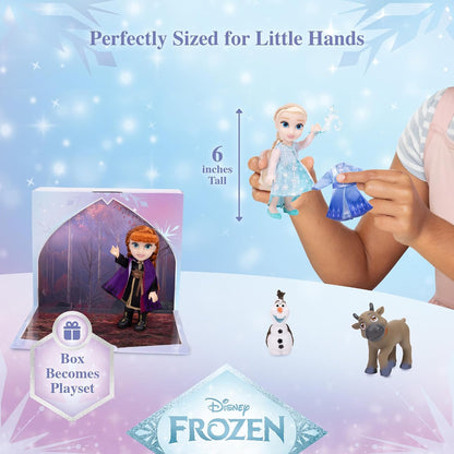 Disney Frozen Elsa &amp; Anna - Muñecas y figuras de juguete, 19 pi...