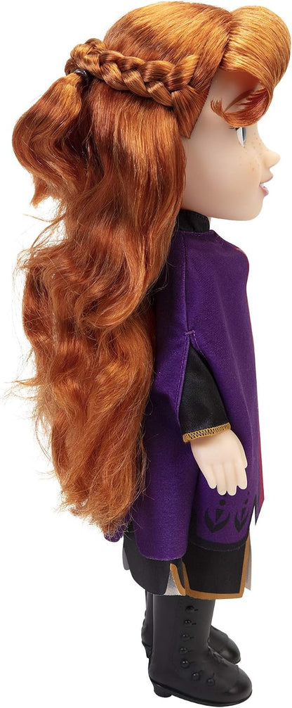 Disney Frozen 2 Muñeca de viaje Anna, 14 pulgadas de alto
