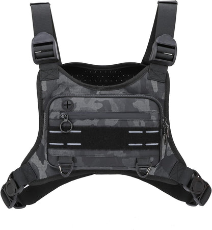 Muserise Bolsa de pecho deportiva para hombres y mujeres, resistent...