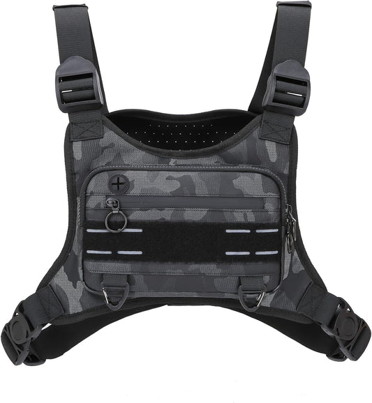 Muserise Bolsa de pecho deportiva para hombres y mujeres, resistent...