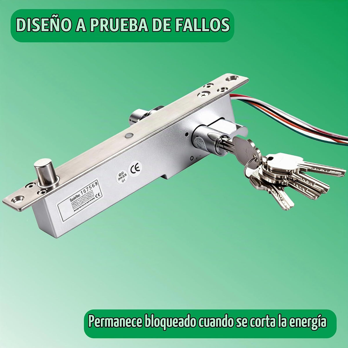 UHPPOTE Cilindro abierto manual eléctrico de la robustez segura del...