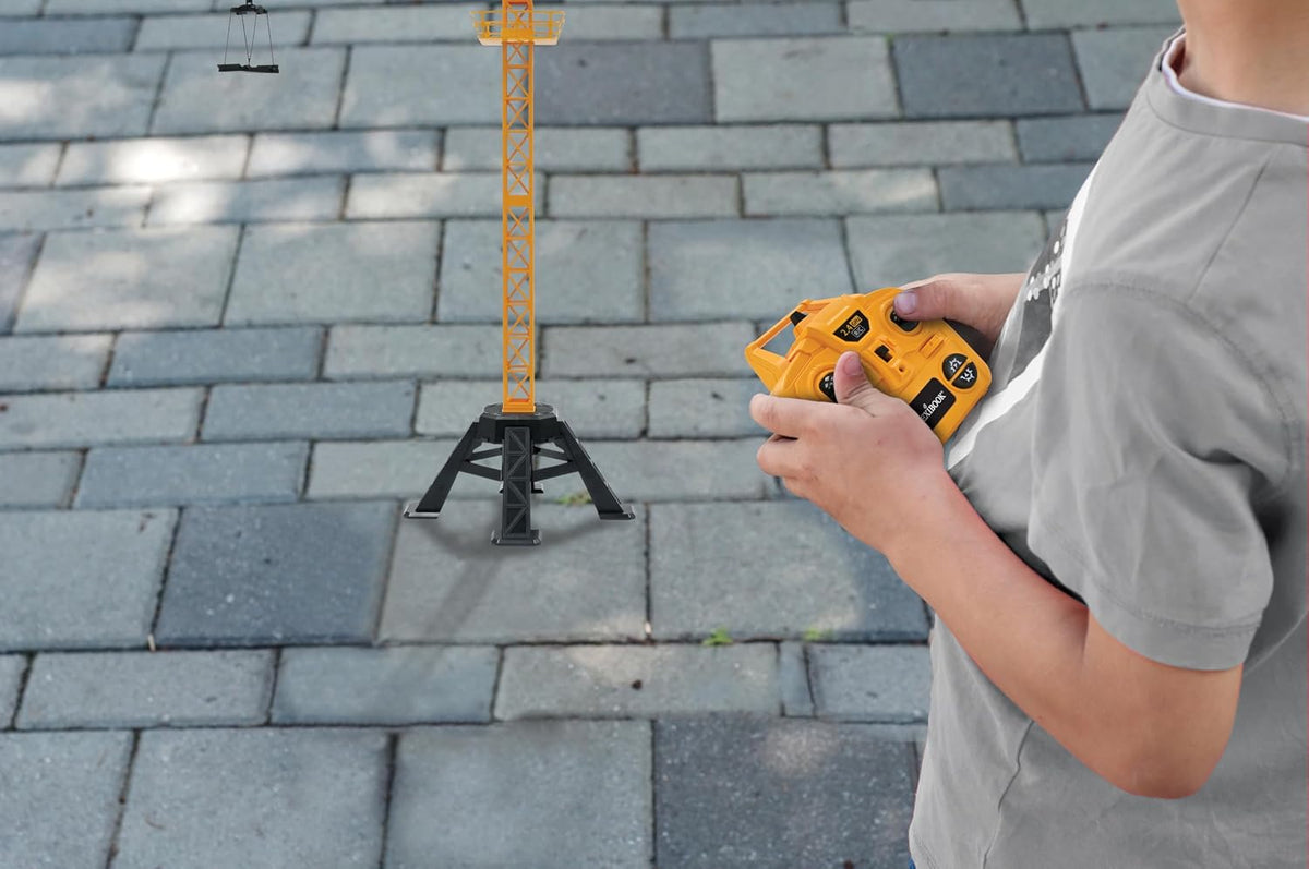 LEXiBOOK, Crosslander RC Crane, RCP35 | Torre de 4.20 ft, eleva has...