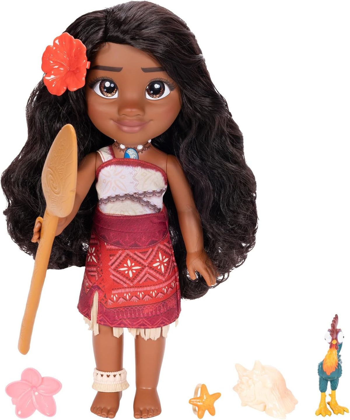 Disney Moana 2 My Singing Friend Moana Doll &amp; Heihei Figure Pla...