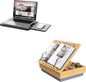 AboveTEK Escritorio ajustable para laptop y soporte para libros par...