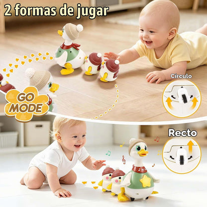 Yunaking Juguetes musicales del pato de la boca abajo, juguetes del...