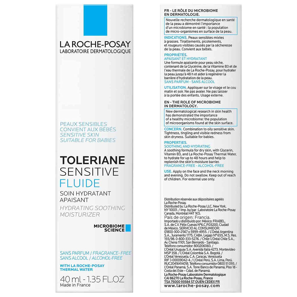 La Roche-Posay Toleriane - Hidratante protector de líquido sensible...