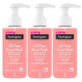 Neutrogena Lavado facial para acné de pomelo rosa sin aceite, 3 x 6...
