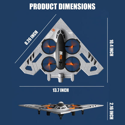 Virellia Drone RC 3 en 1 para Land Sea Air, avión de control remoto...