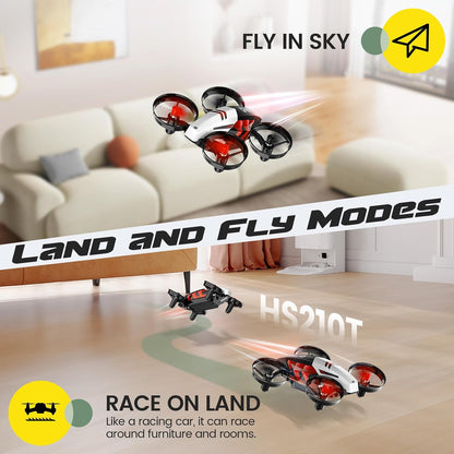 Holy Stone HS210T Drones para niños, 2 en 1 MINI Drone interior con...