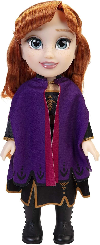 Disney Frozen 2 Muñeca de viaje Anna, 14 pulgadas de alto