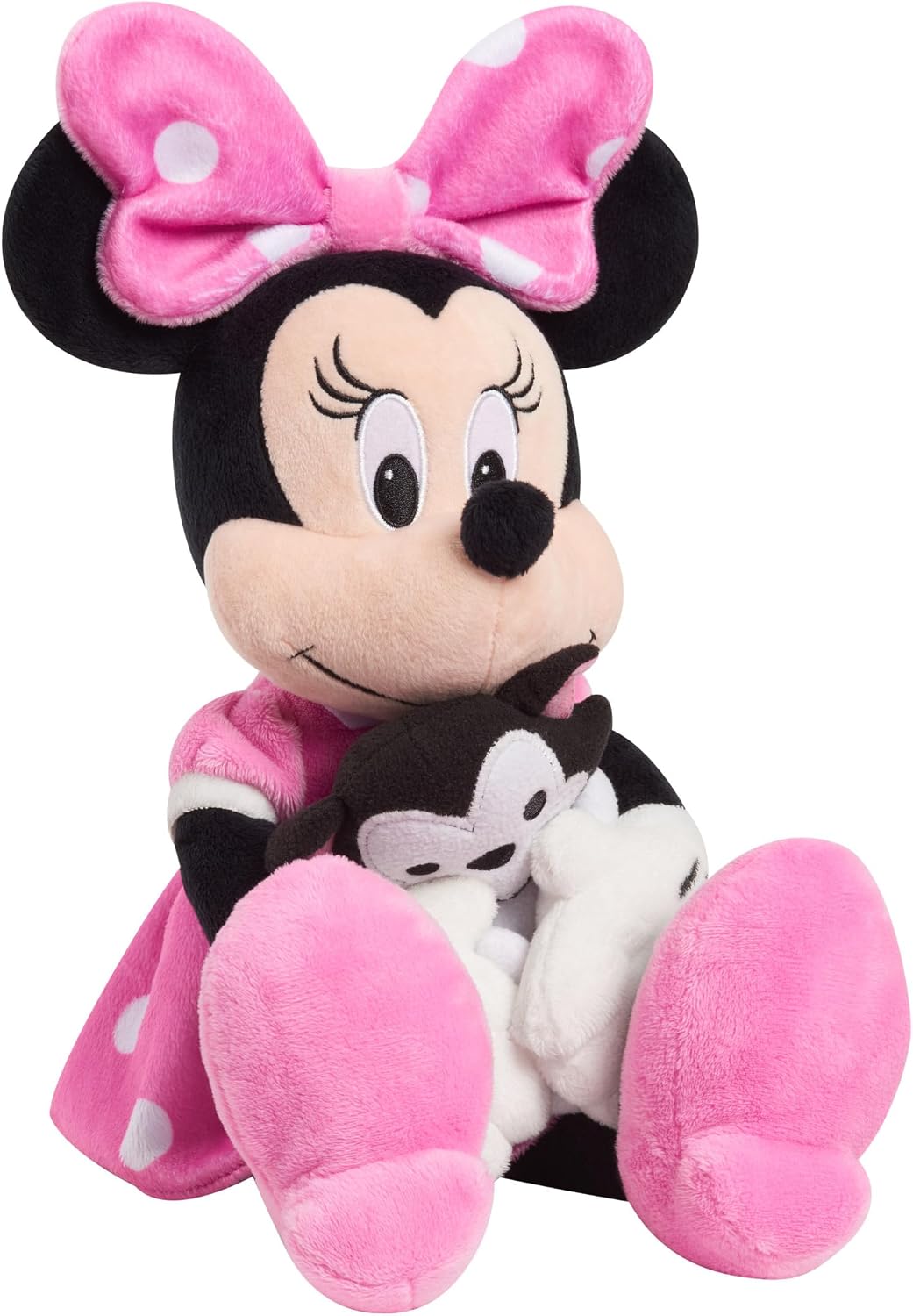 Disney Classics Lil Friends Minnie Mouse y Figaro, muñeco de peluch...