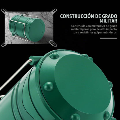 Lichamp Linterna LED de camping, paquete de 4 linternas alimentadas...