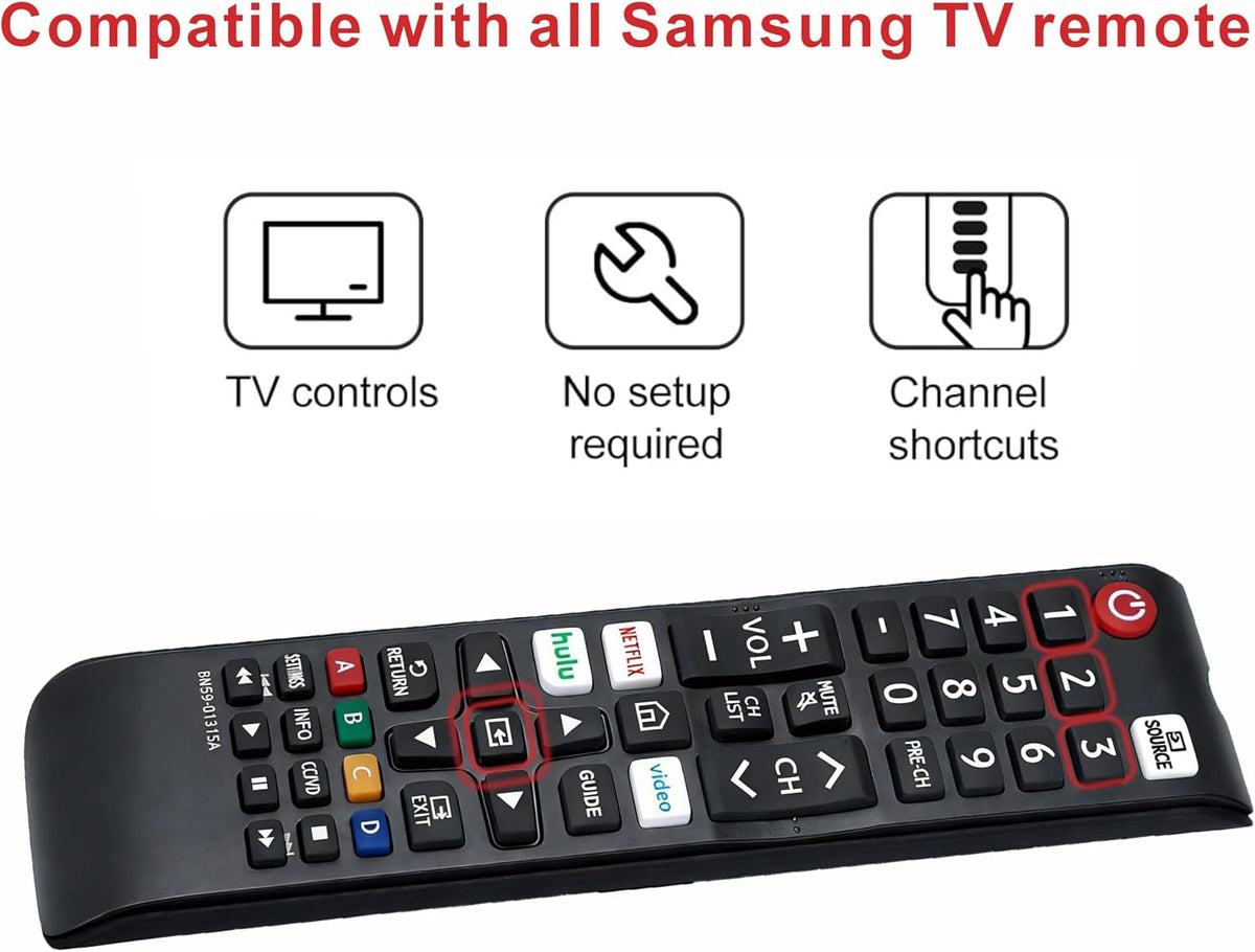 Repuesto para mando a distancia Samsung 2026-2001, paquete de 2 | M...