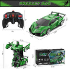 BLUEJAY Transform RC Cars para niños de 3 a 12 años, coche de contr...