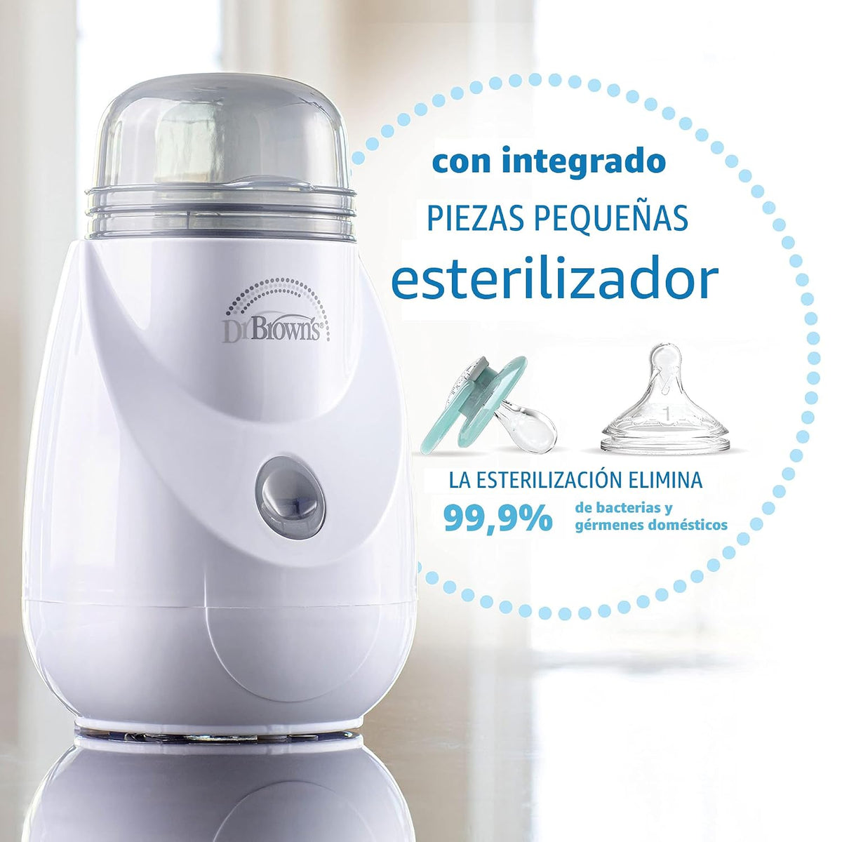 Dr. Brown's Calentador de biberones y esterilizador Insta-Feed