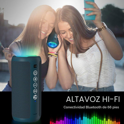 Ortizan Altavoz Bluetooth portátil, impermeable IPX7, inalámbrico,...