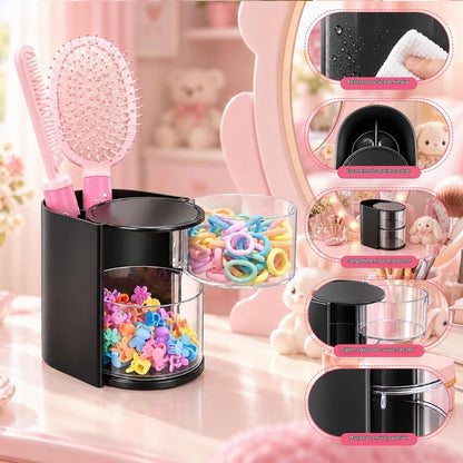 Luscinia Organizador de accesorios para el cabello con soporte para...