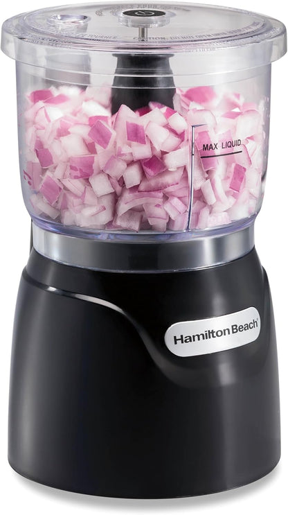 Picadora de verduras eléctrica y miniprocesador de alimentos Hamilt...