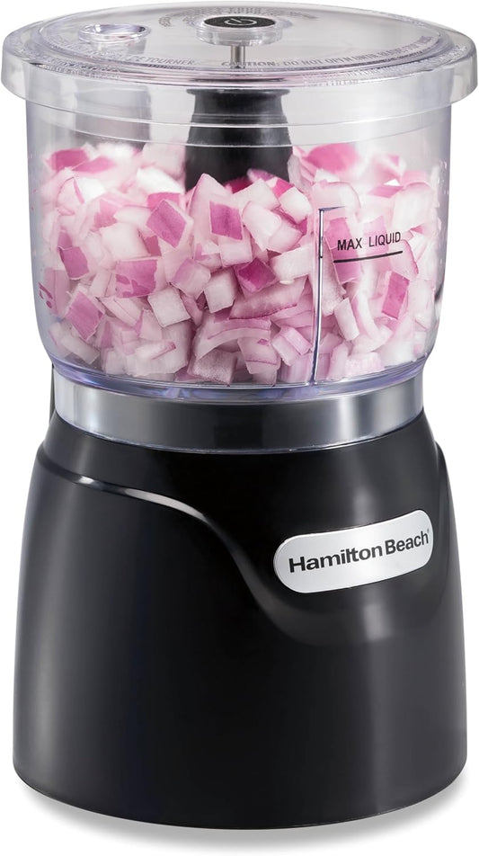 Picadora de verduras eléctrica y miniprocesador de alimentos Hamilt...