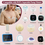 1 paquete de 0.748 in CaraCups Wearable Milk Collection, tazas de c...
