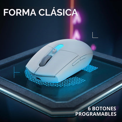 Logitech G Ratón inalámbrico para juegos 305 X Superlight - Blanco...