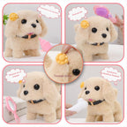 16 piezas de juguetes para perros robot para niñas, juguetes para n...