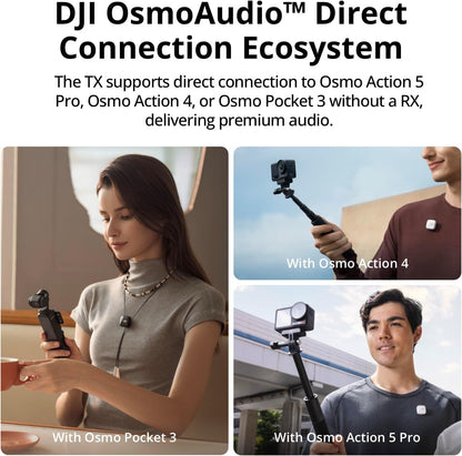 DJI Mic Mini (1 TX + 1 RX), audio ultraligero y rico en detalles |...