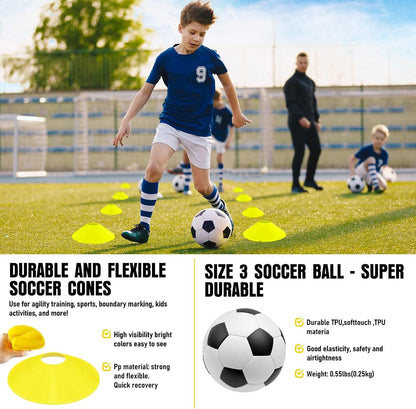 Portería de fútbol, juego de porterías de fútbol para niños para pa...