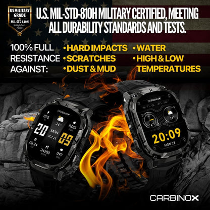 CARBINOX Reloj Inteligente Vortex (Contestar\/Hacer Llamadas), Rast...