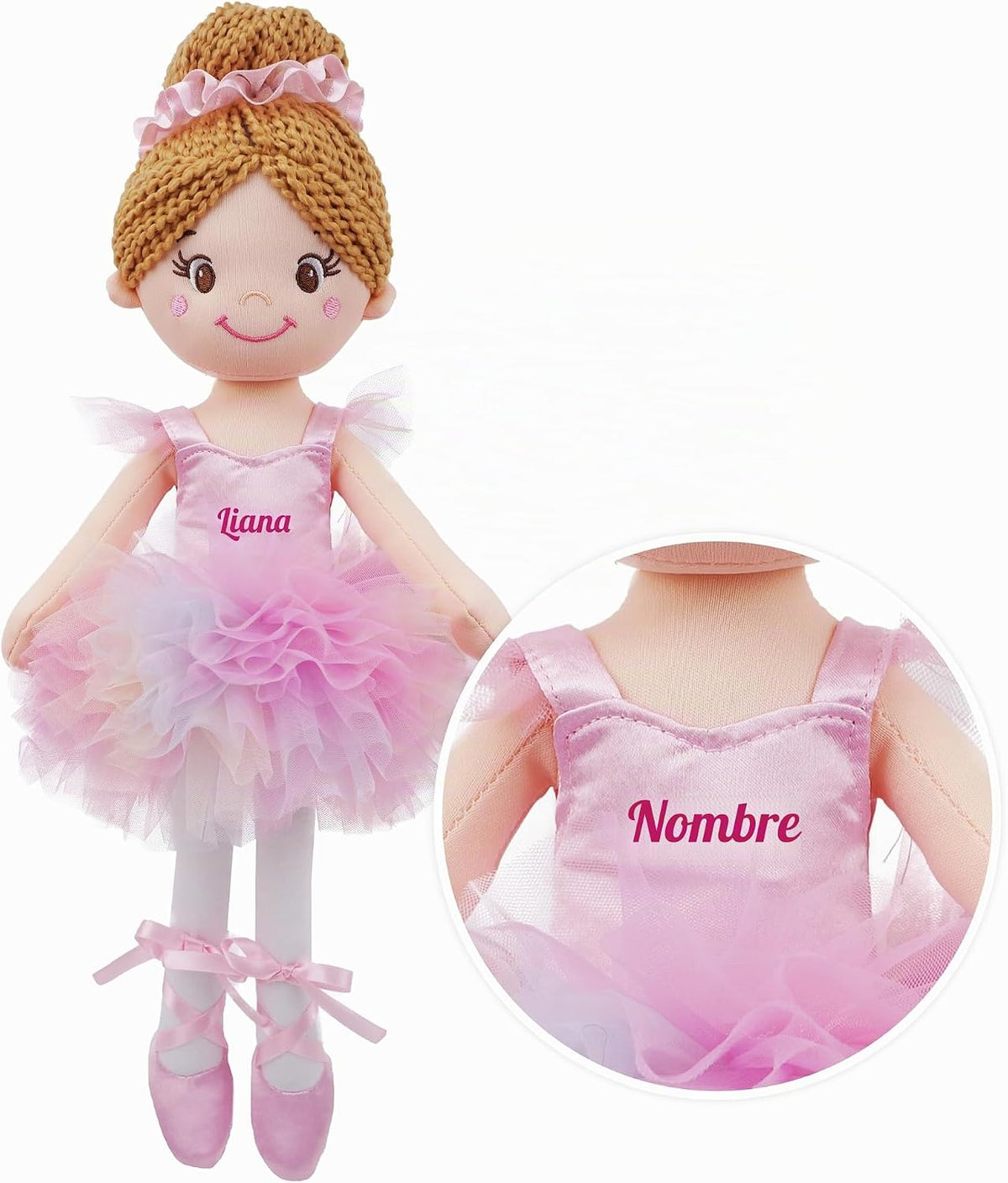 June Garden Muñeca de bailarina Liana Rosebud personalizada de 16&#...