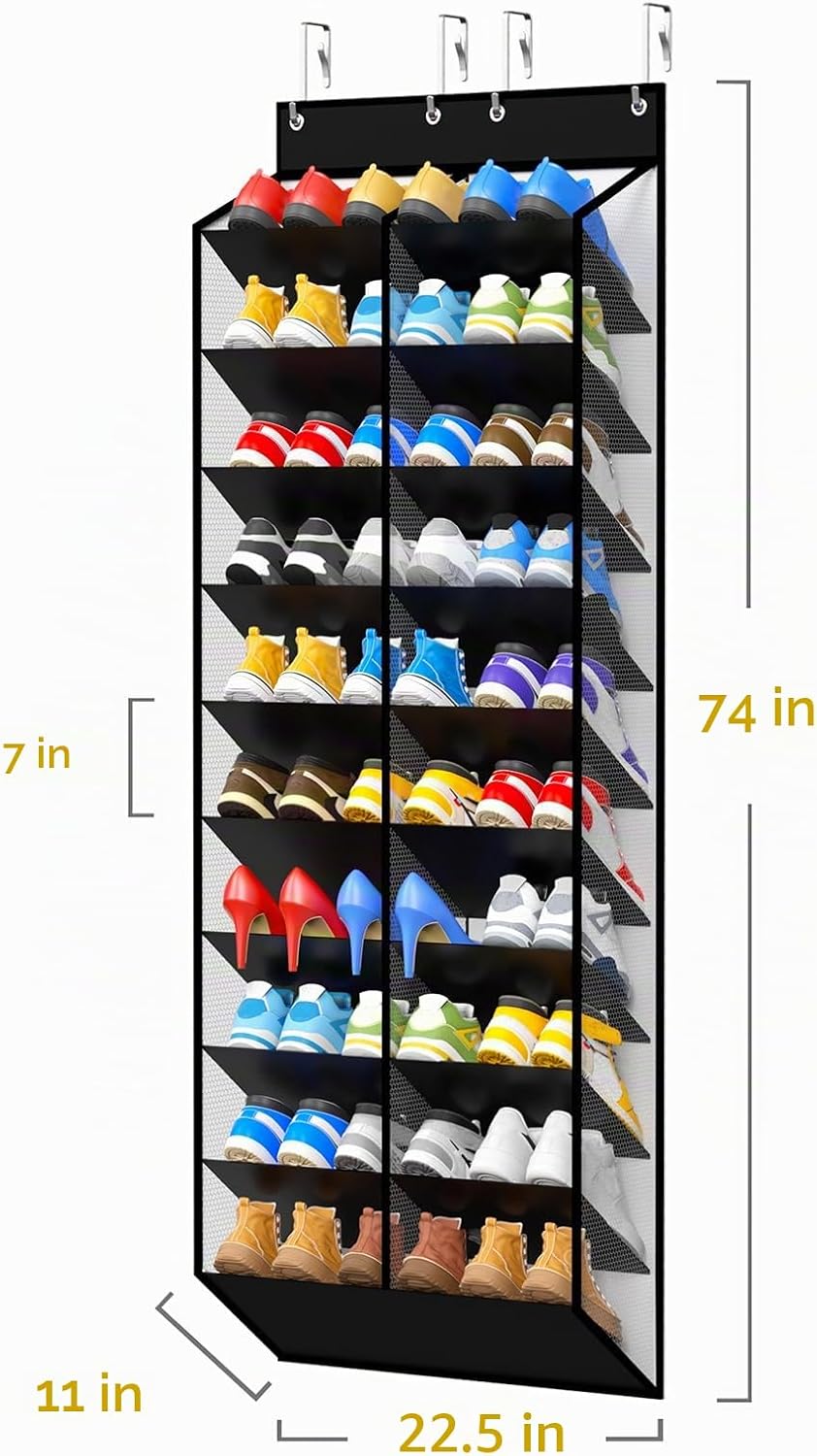 KEEPJOY Organizador de zapatos de gran capacidad para colocar sobre...