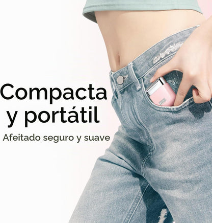 yoose Maquinillas de afeitar eléctricas para mujer, recortadora de...