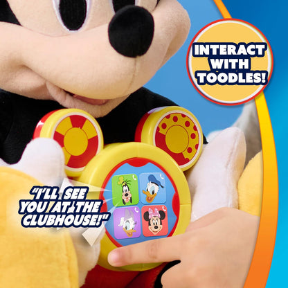 Disney Jr. Oh, Toodles! Juguete interactivo de peluche de Mickey Mo...