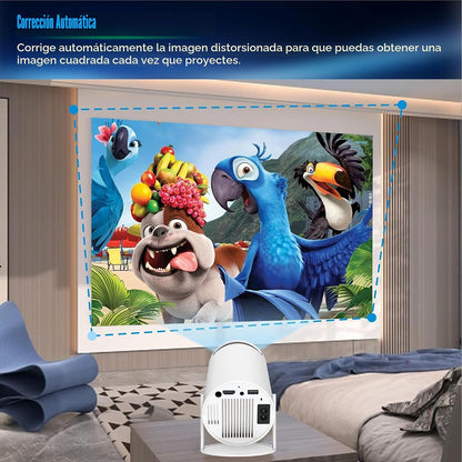Mini Proyector, Proyector Inteligente Portátil 4K WiFi 6 BT 5.4 [Ap...