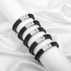 LUXEJEW Regalos para Hombres – Pulsera para Hombre, Pulsera con Ini...