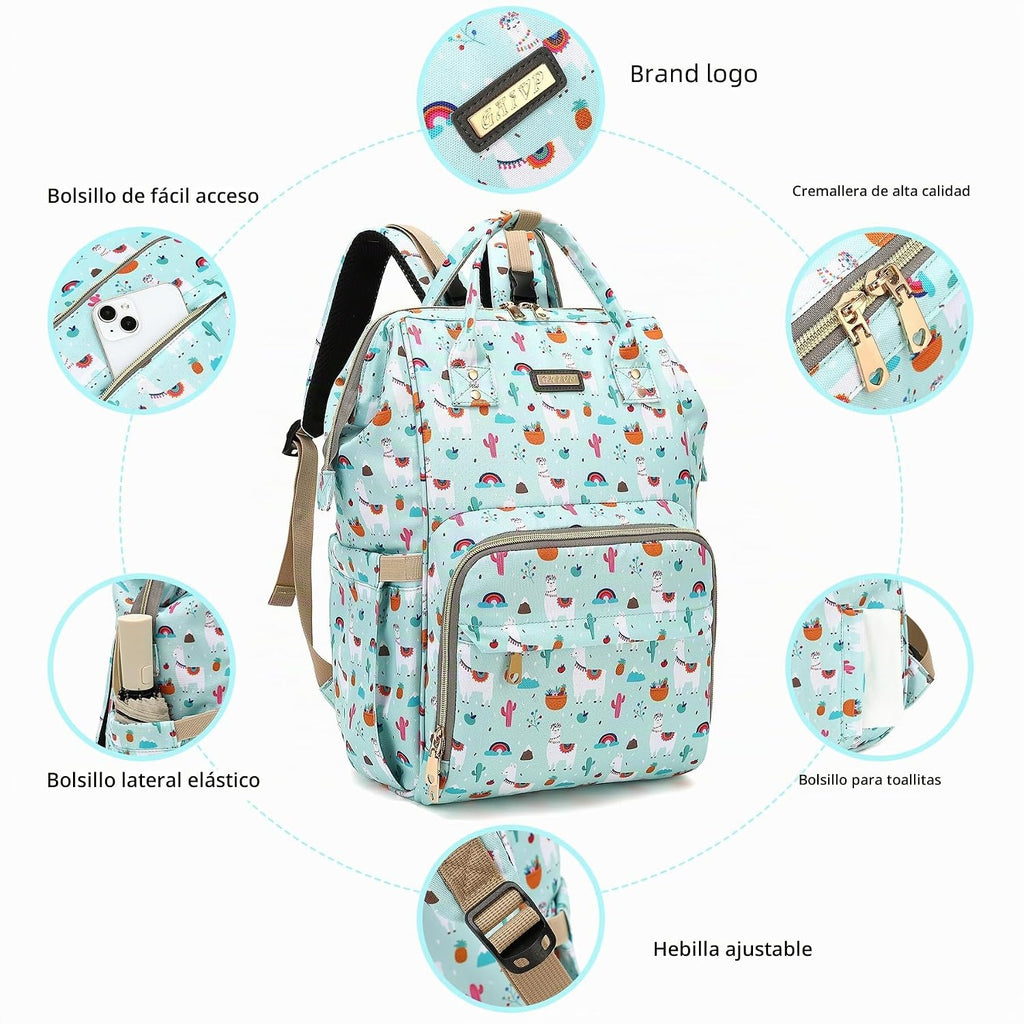 GAIVP Mochila para pañales, bolsas de pañales para bebés, niñas y n...