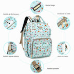 GAIVP Mochila para pañales, bolsas de pañales para bebés, niñas y n...