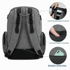Mancro Mochila para pañales, bolsa de pañales para bebé con 2 bolsi...