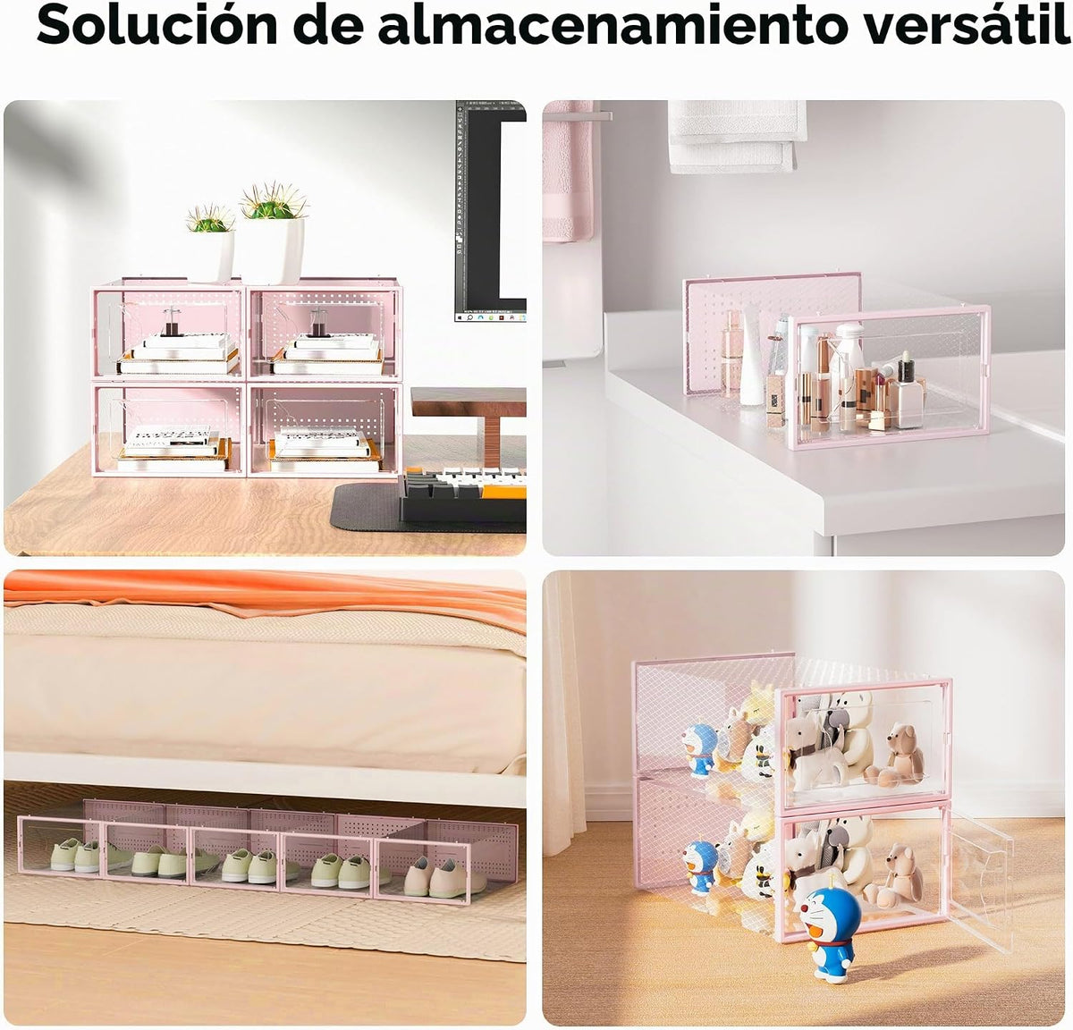 Foluck Caja de almacenamiento de zapatos, paquete de 15 organizador...