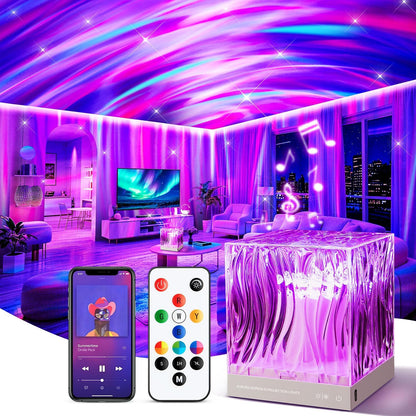 PIKOY Lámpara de ducha de luces de ducha con ruido blanco, máquina...