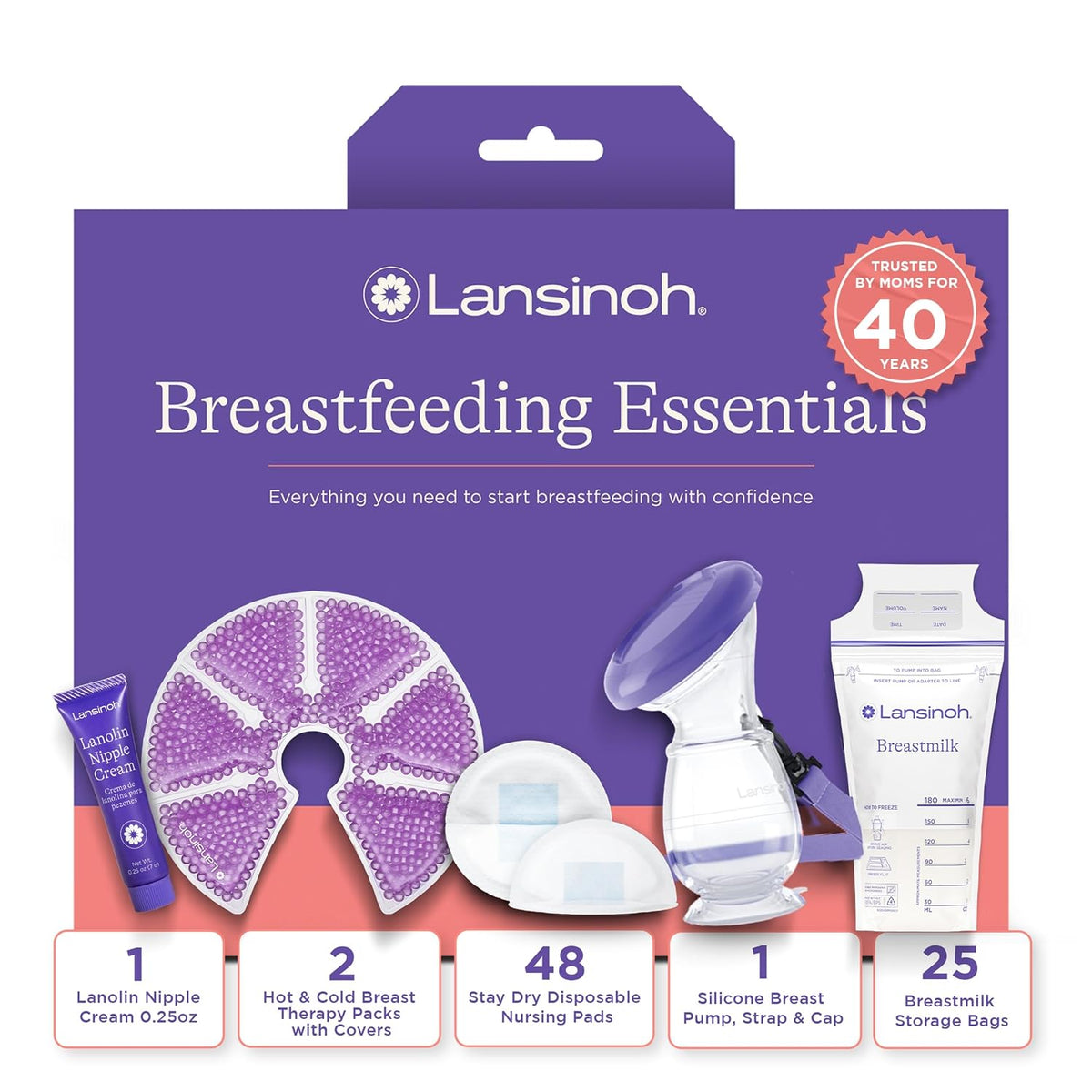 Lansinoh You've Got This - Kit esencial de lactancia materna pa...
