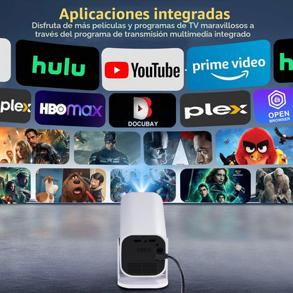 Mini proyector YGSKK con Wifi y Bluetooth, aplicaciones integradas,...
