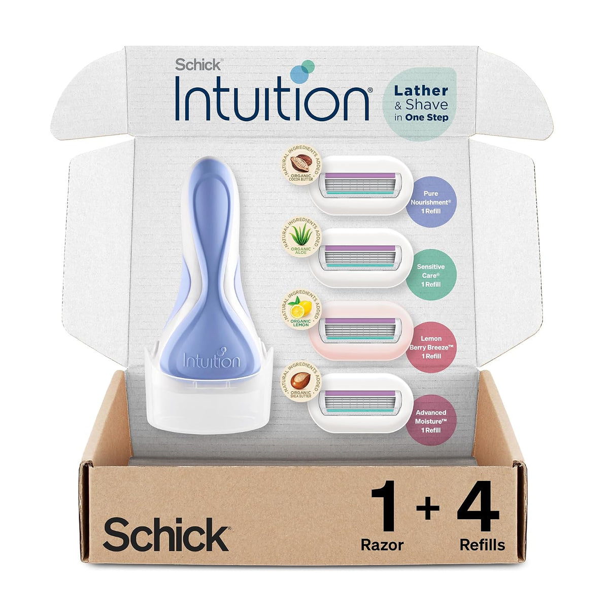 Paquete de variedad de maquinillas de afeitar Schick Intuition - 1...