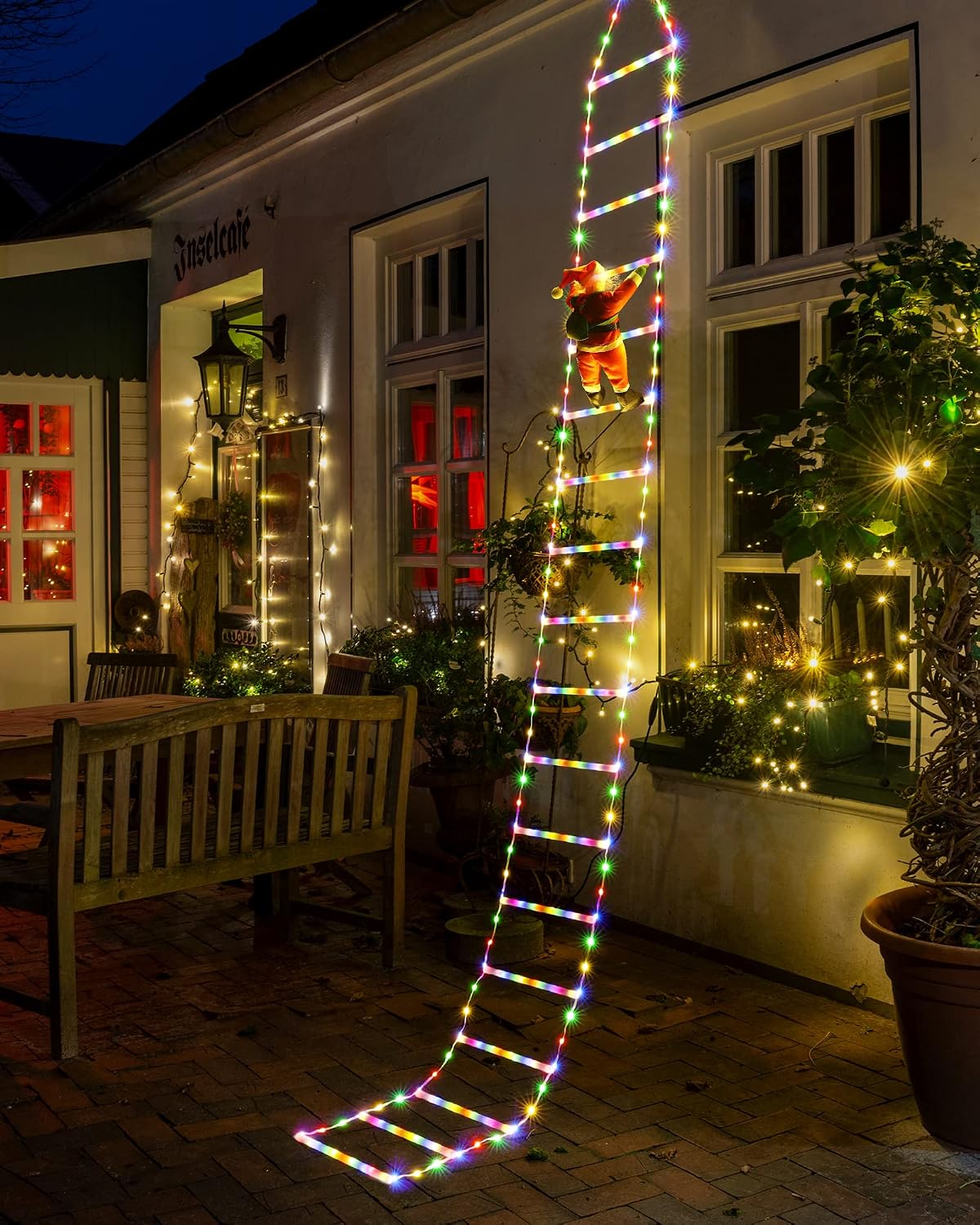Toodour Luces LED de Navidad, luces decorativas de Navidad de 10 pi...