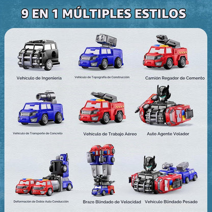 Transform Robot Toys para niños de 4 a 6 años, juguete de construcc...