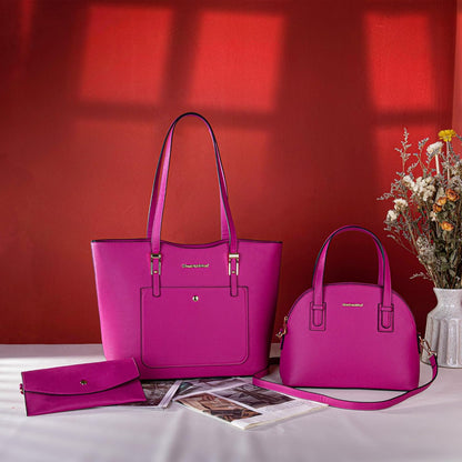 Montana West - Juego de 3 piezas de bolsos para mujer: bolso de man...