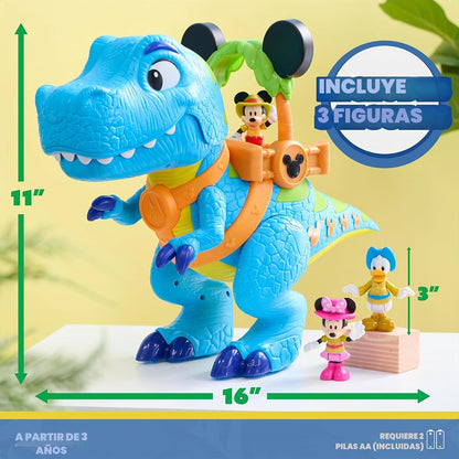Disney Junior Mickey Mouse Funhouse Roarin' Safari Dino, juego...