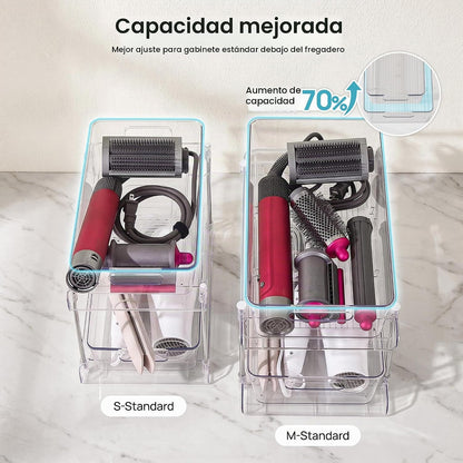 Vtopmart Paquete de 2 organizadores extraíbles más grandes para deb...