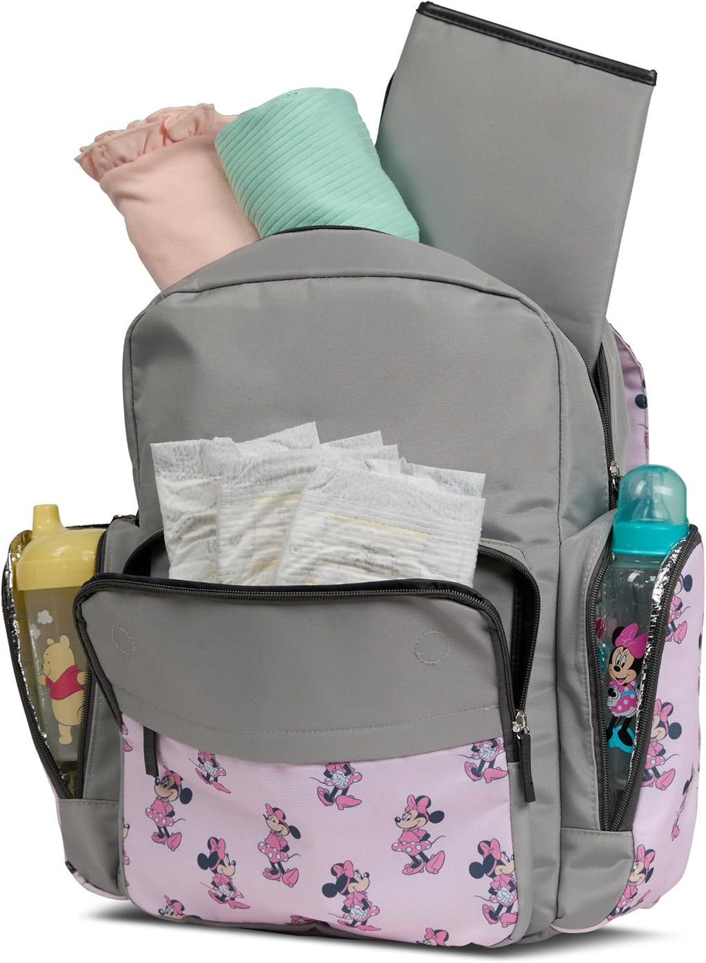 Disney Mochila para pañales con cambiador Minnie Mouse \u2013 Bolsa...
